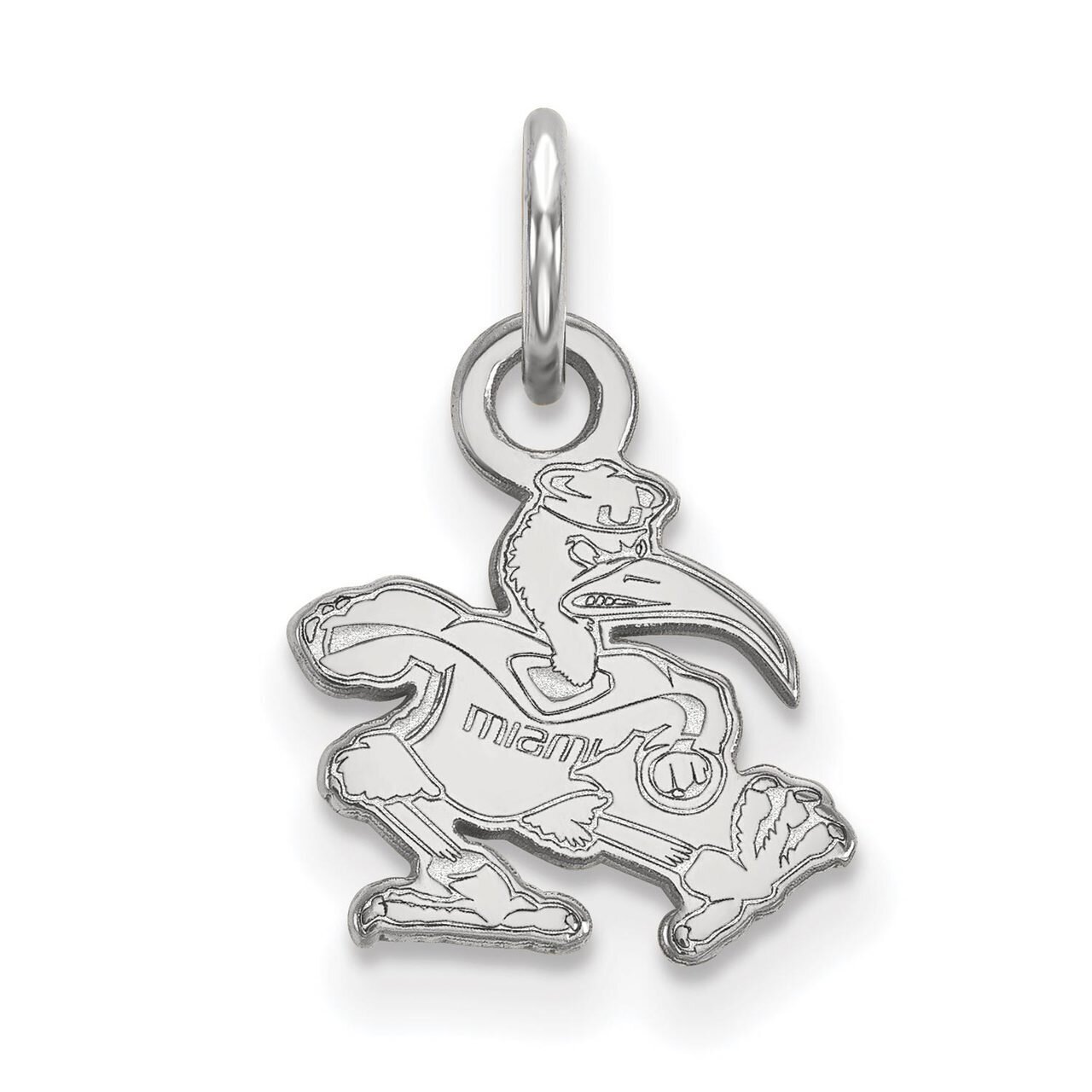 University of Miami x-Small Pendant 14k White Gold 4W043UMF, MPN: 4W043UMF, 886774848556