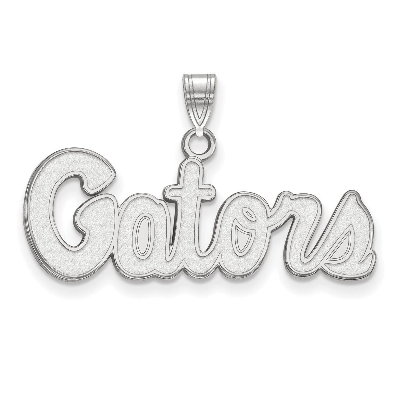 University of Florida Small Pendant 14k White Gold 4W044UFL