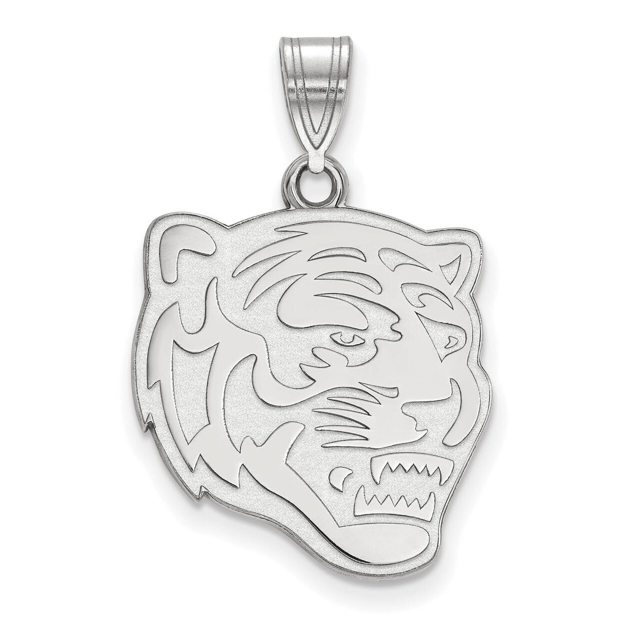 University of Memphis Large Pendant 14k White Gold 4W044UMP