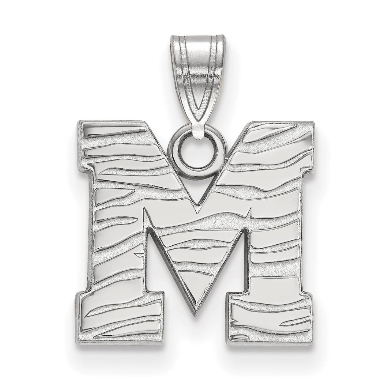 University of Memphis Small Pendant 14k White Gold 4W045UMP, MPN: 4W045UMP, 886774849355