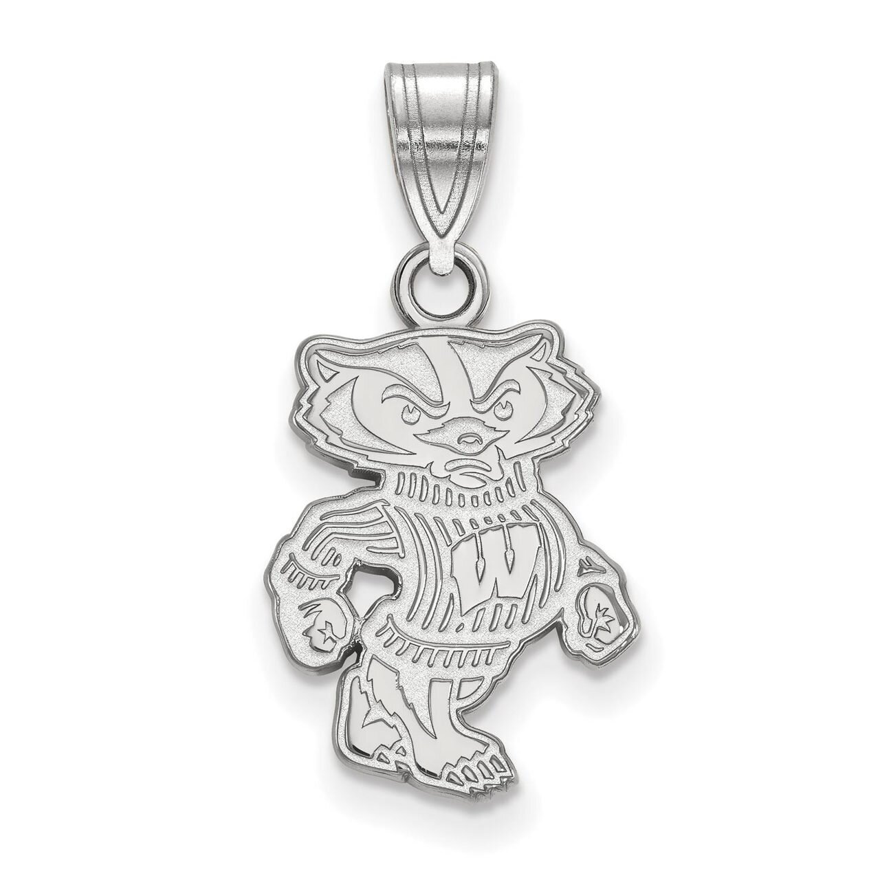 University of Wisconsin Medium Pendant 14k White Gold 4W045UWI, MPN: 4W045UWI, 886774849423