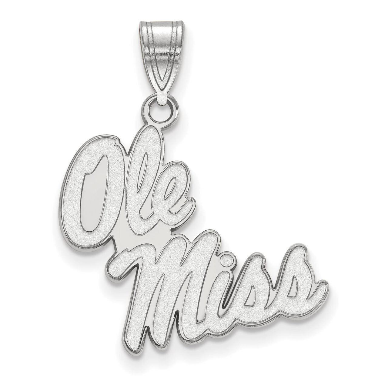 University of Mississippi Large Pendant 14k White Gold 4W046UMS, MPN: 4W046UMS, 886774849744