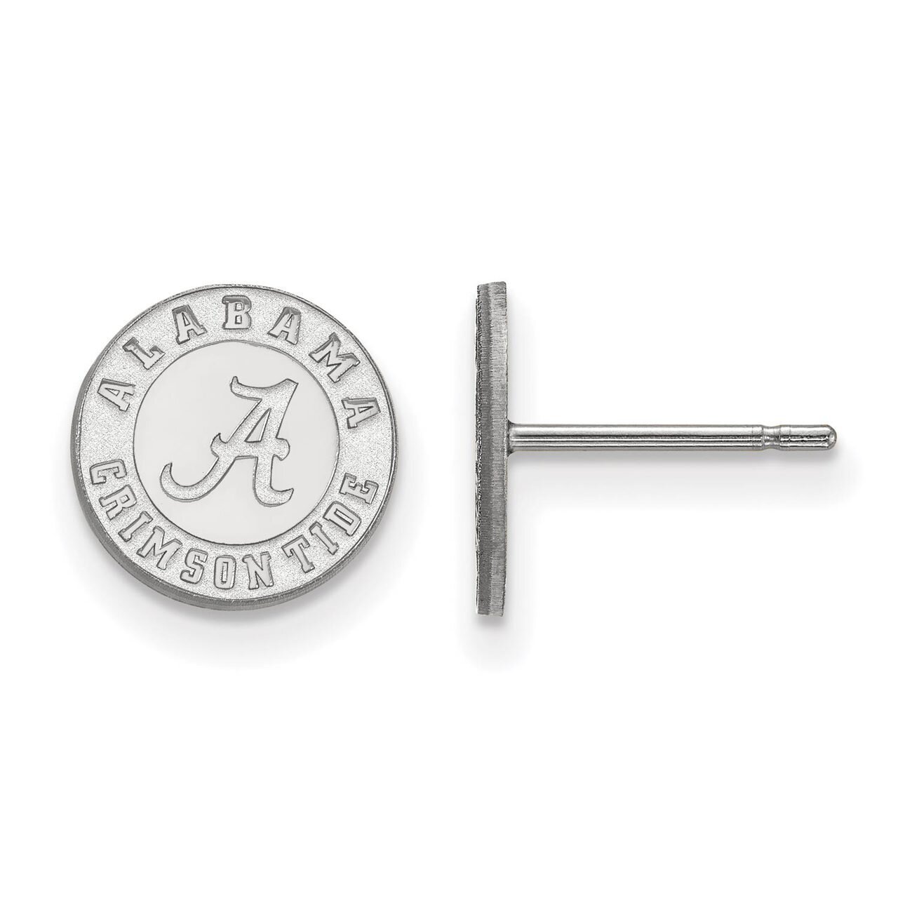 University of Alabama x-Small Post Earring 14k White Gold 4W049UAL, MPN: 4W049UAL, 886774850320