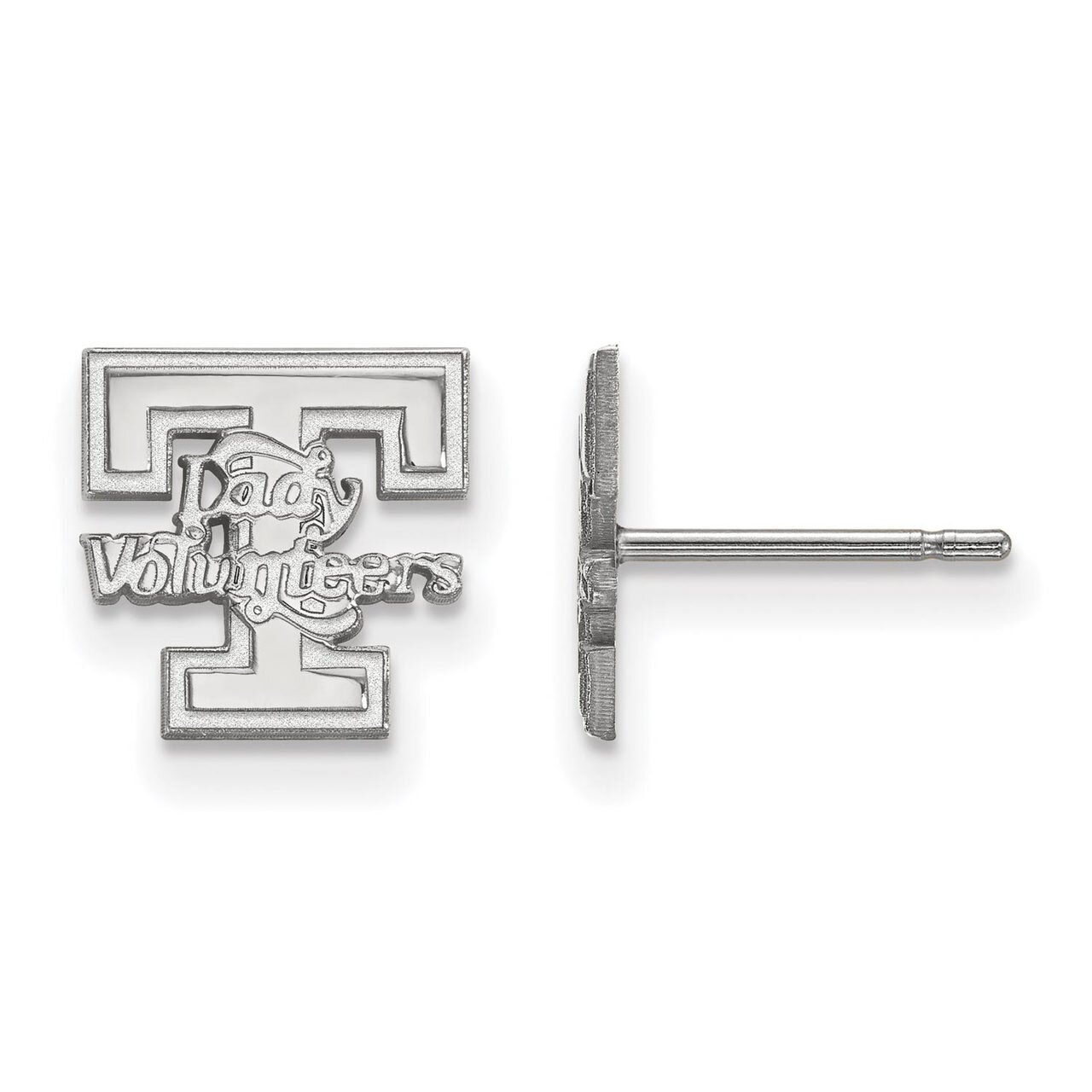 University of Tennessee x-Small Post Earring 14k White Gold 4W049UTN