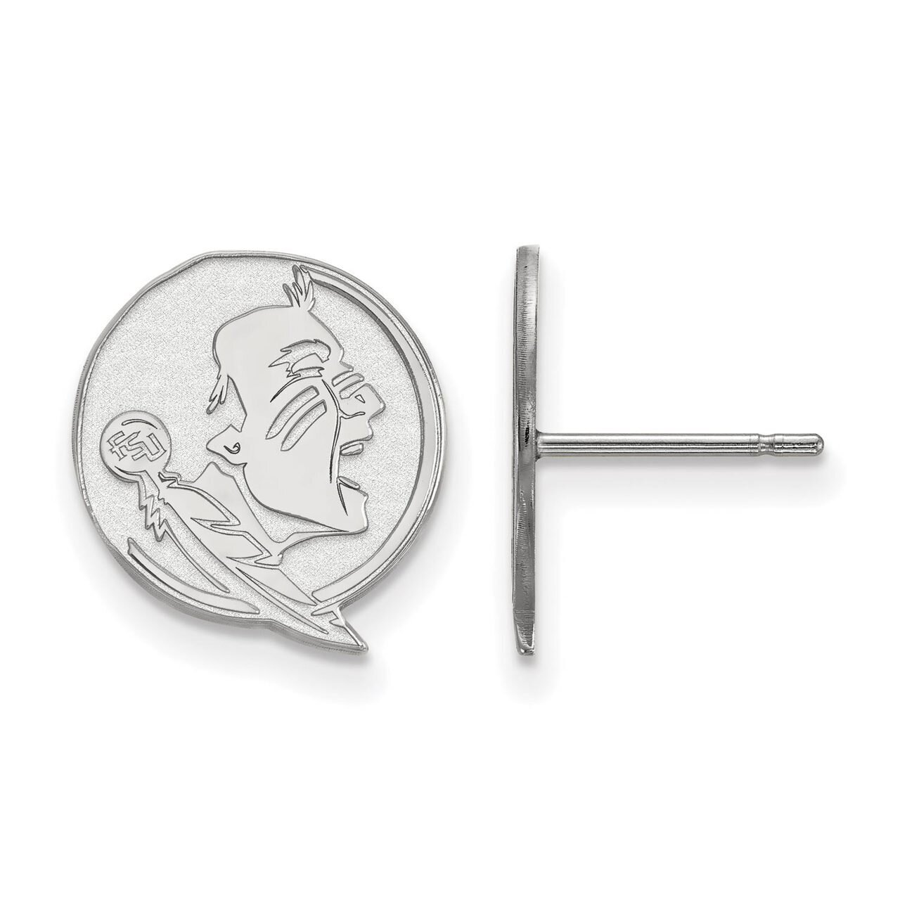 Florida State University Small Post Earring 14k White Gold 4W050FSU, MPN: 4W050FSU, 886774850467