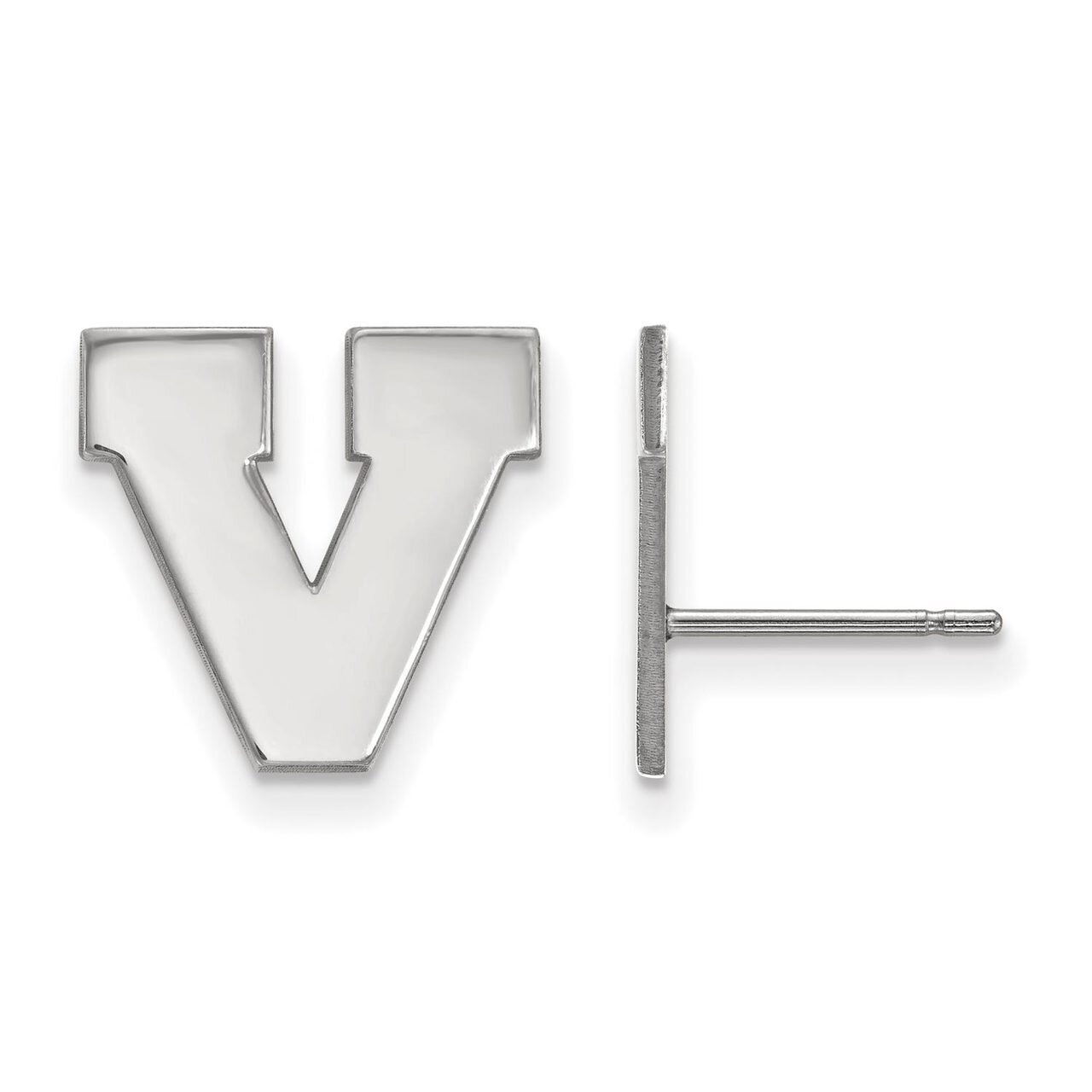 University of Virginia Small Post Earring 14k White Gold 4W050UVA, MPN: 4W050UVA, 886774850658