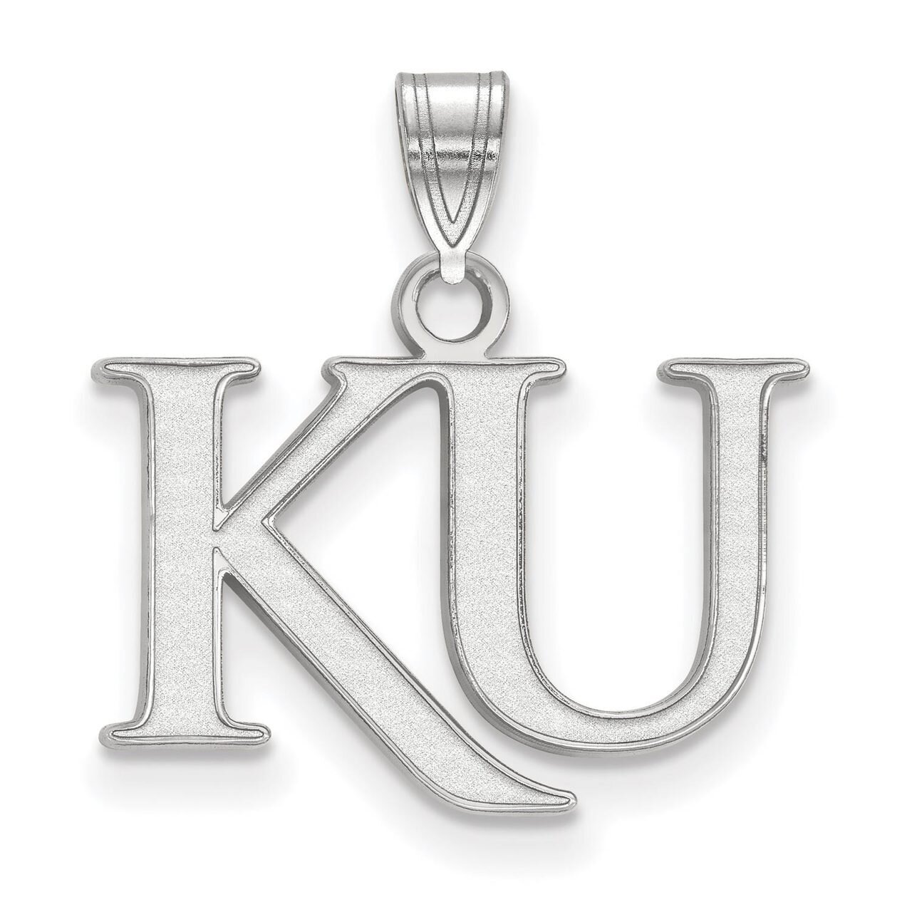 University of Kansas Small Pendant 14k White Gold 4W051UKS