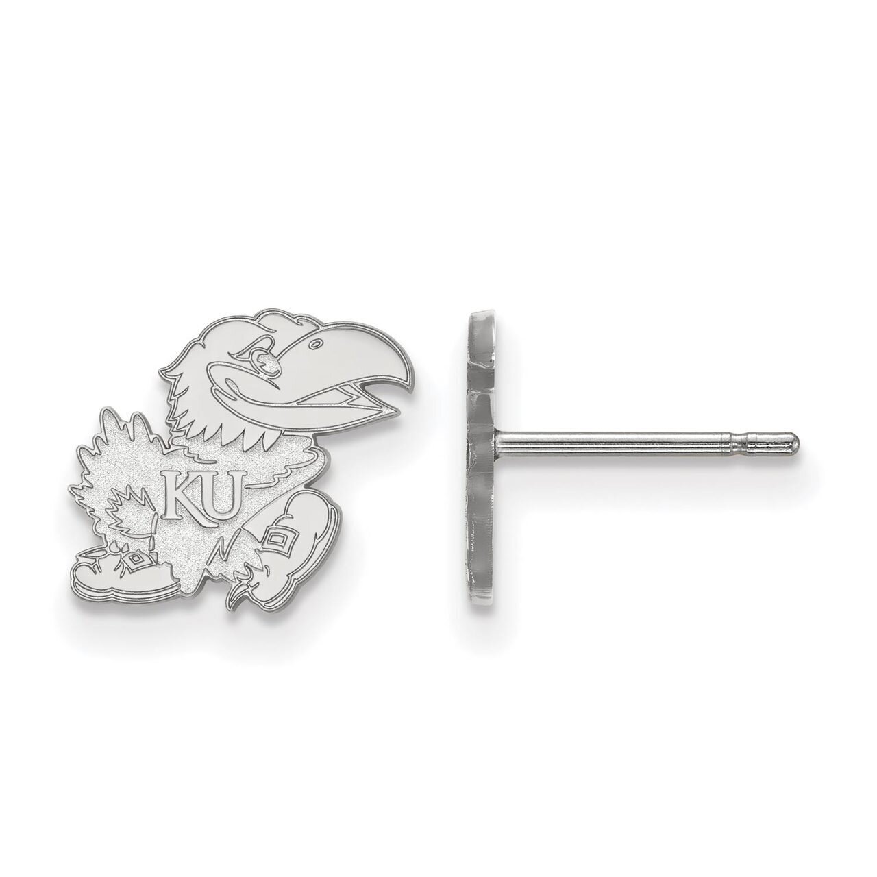 University of Kansas x-Small Post Earring 14k White Gold 4W055UKS, MPN: 4W055UKS, 886774851549