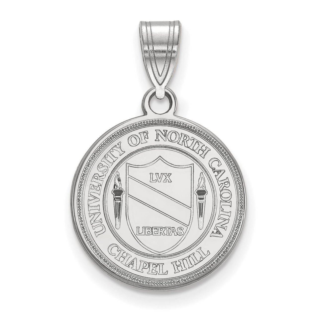 University of North Carolina Medium Crest Pendant 14k White Gold 4W057UNC, MPN: 4W057UNC, 886774851…