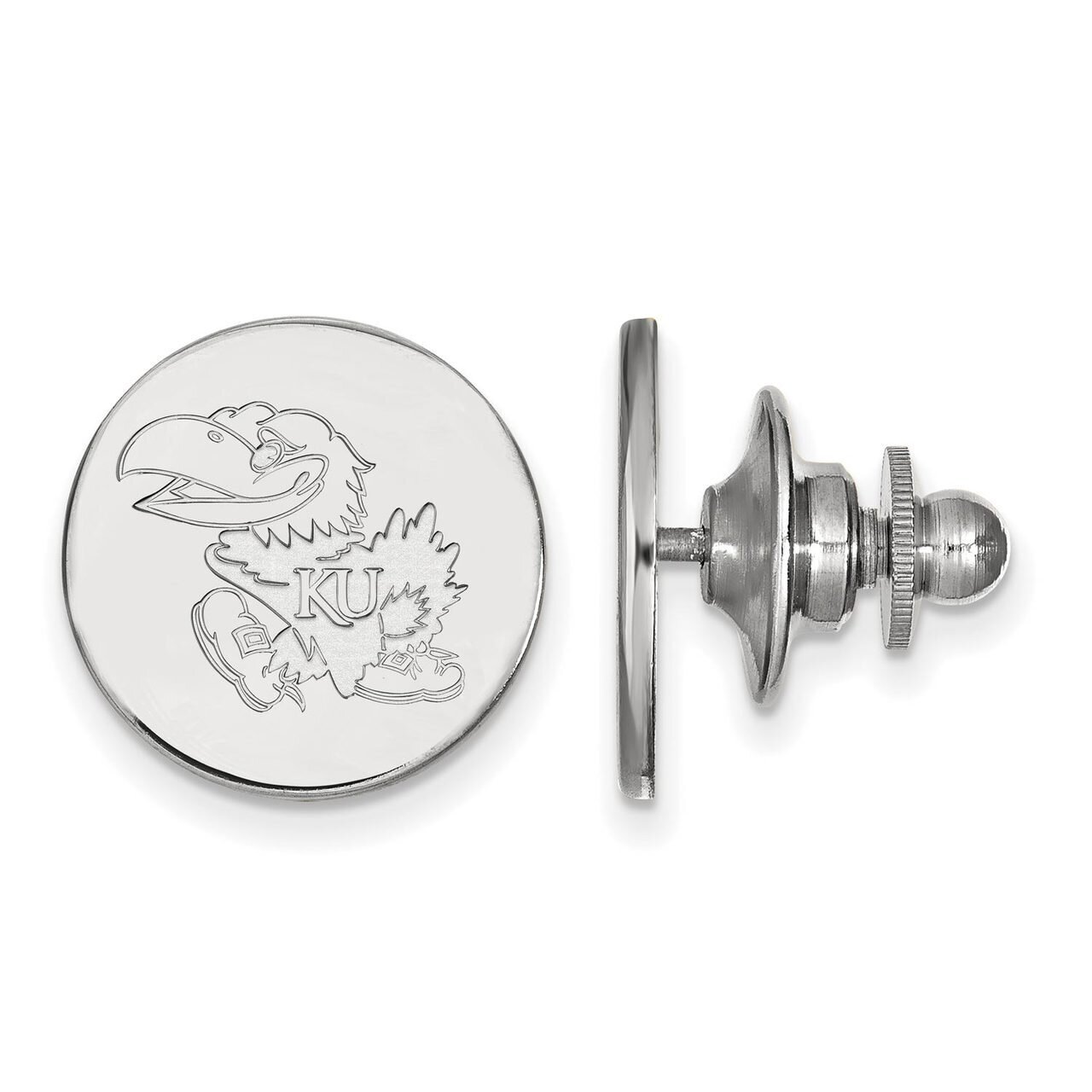 University of Kansas Lapel Pin 14k White Gold 4W062UKS, MPN: 4W062UKS, 886774852706