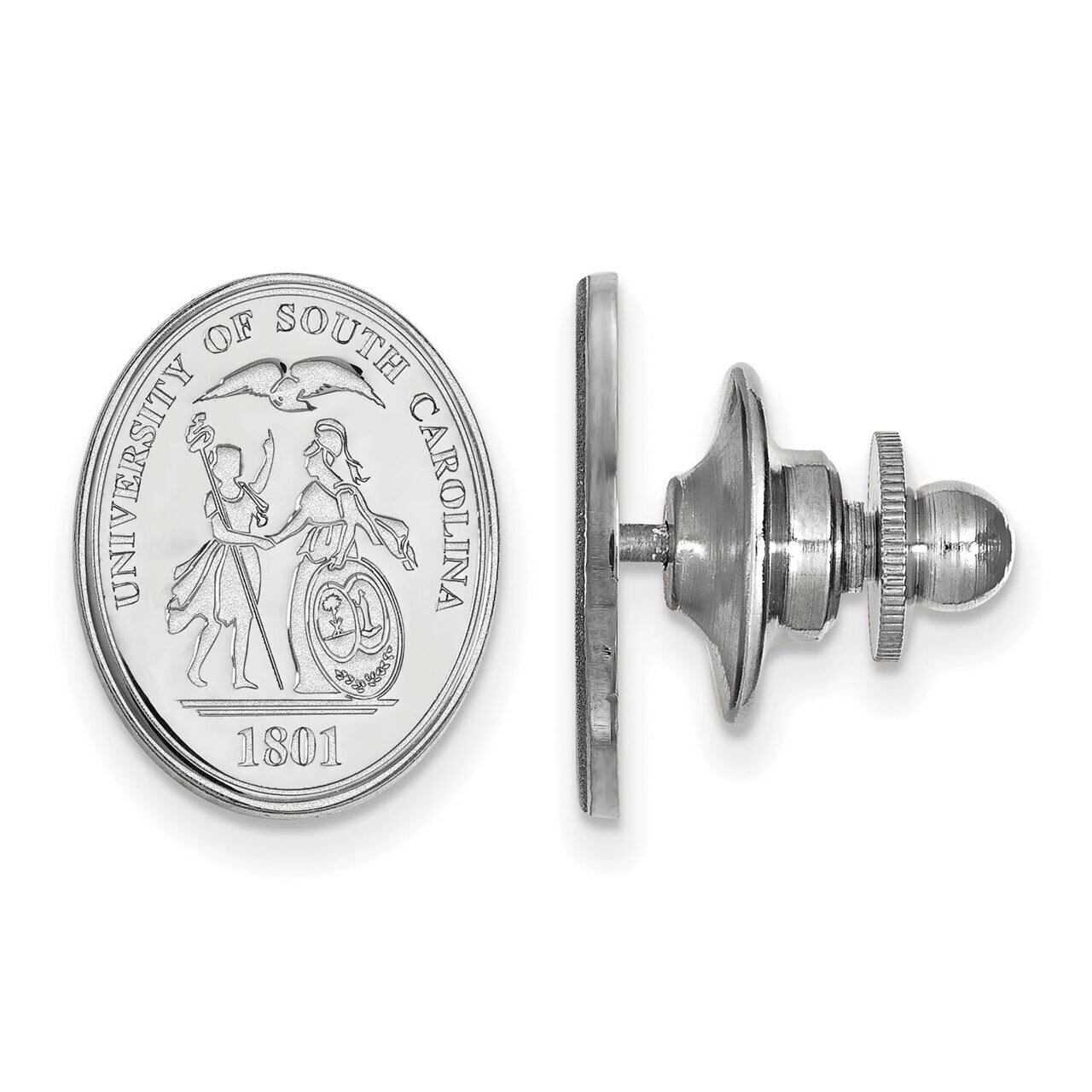 University of South Carolina Crest Lapel Pin 14k White Gold 4W066USO, MPN: 4W066USO, 886774853406