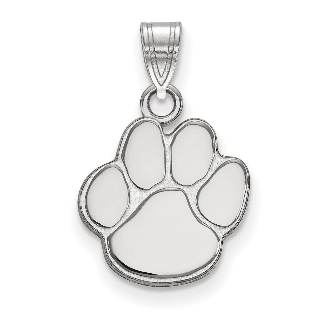 Auburn University Small Pendant 14k White Gold 4W068AU