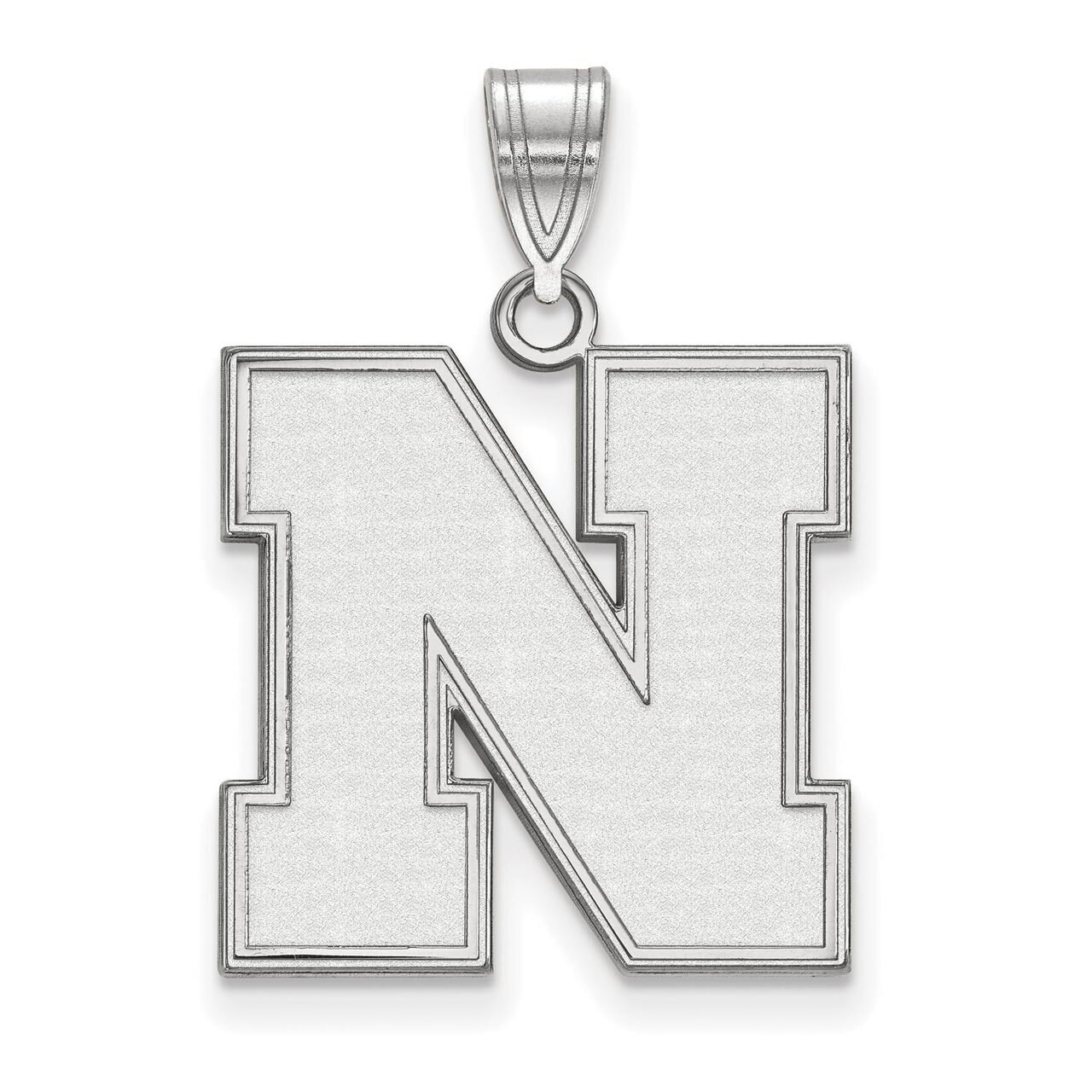 University of Nebraska Large Pendant 14k White Gold 4W068UNE, MPN: 4W068UNE, 886774853703