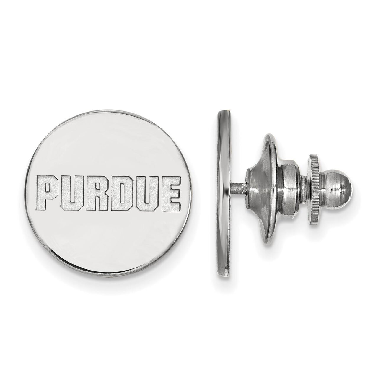 Purdue Lapel Pin 14k White Gold 4W071PU