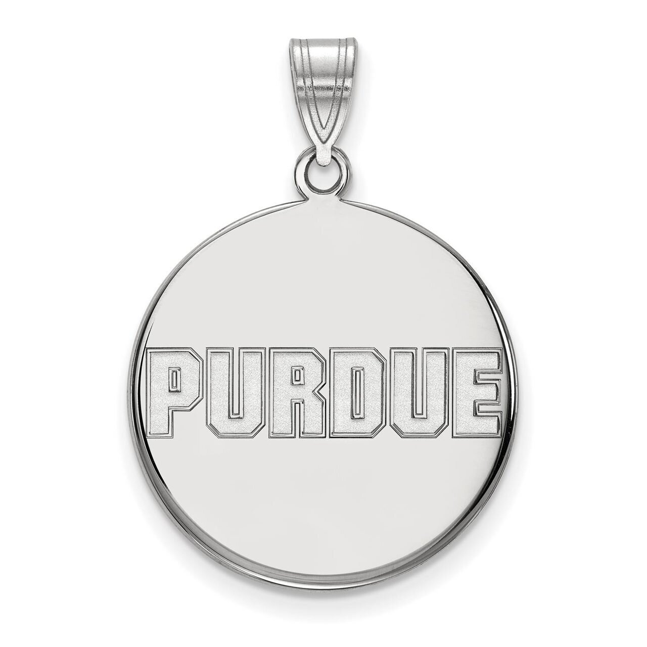 Purdue Large Disc Pendant 14k White Gold 4W076PU, MPN: 4W076PU, 886774854649