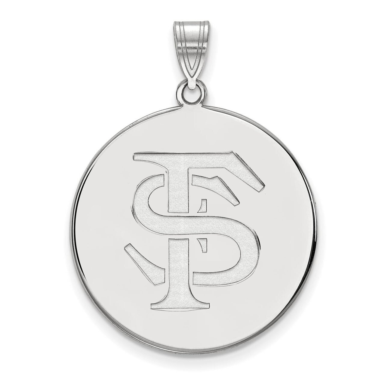 Florida State University x-Large Disc Pendant 14k White Gold 4W083FSU, MPN: 4W083FSU, 886774854984