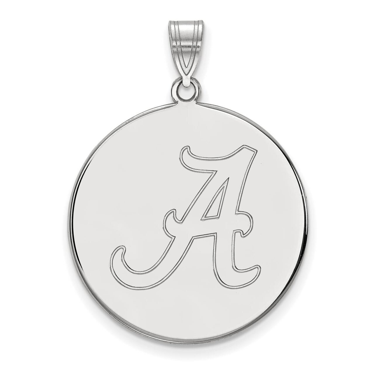 University of Alabama x-Large Disc Pendant 14k White Gold 4W085UAL, MPN: 4W085UAL, 886774855134