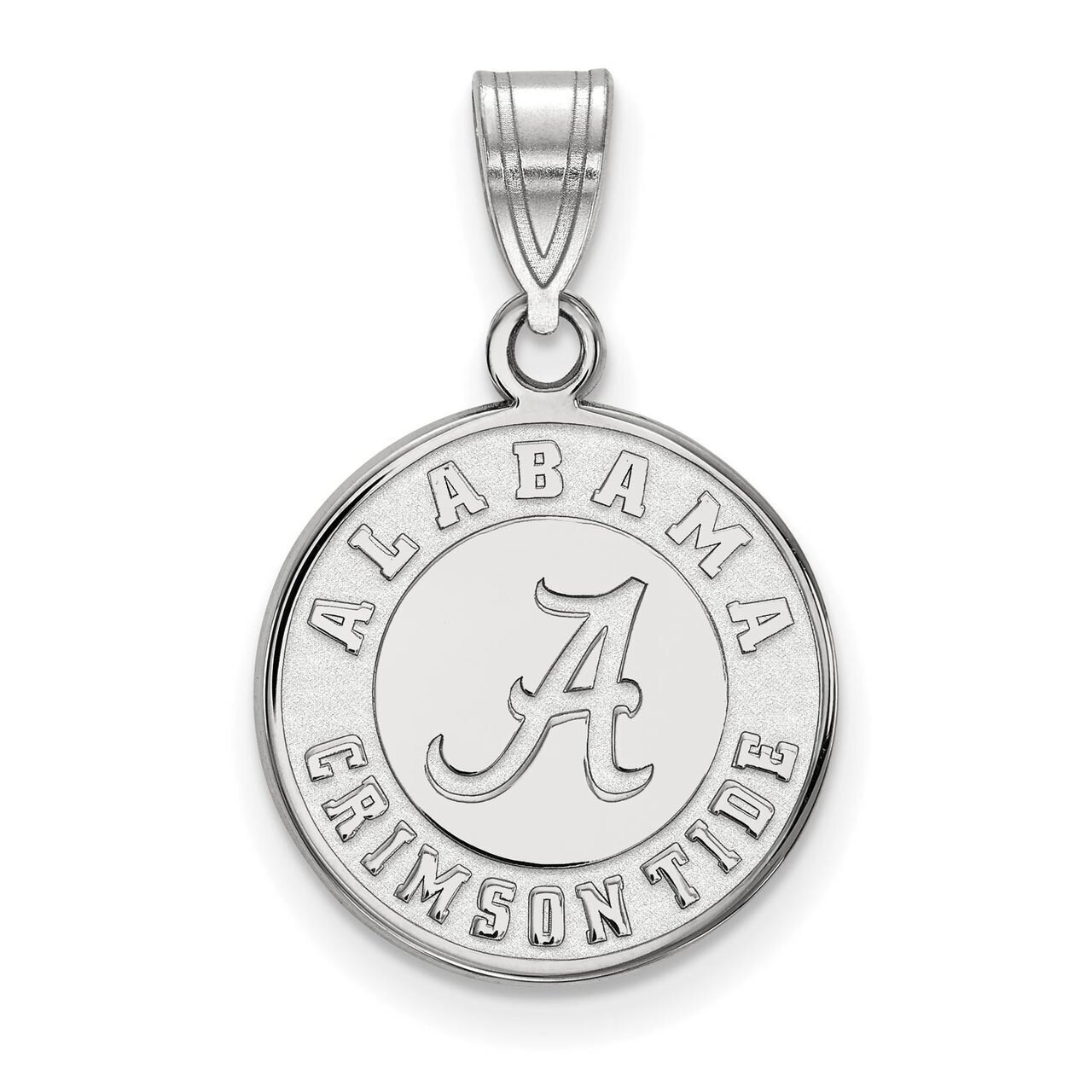 University of Alabama Medium Disc Pendant 14k White Gold 4W086UAL, MPN: 4W086UAL, 886774855172