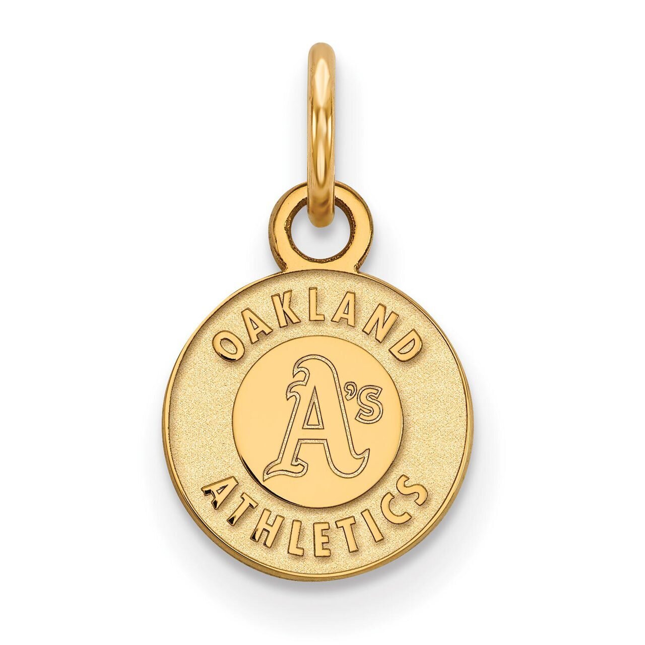 Oakland Athletics x-Small Pendant 14k Yellow Gold 4Y001ATH, MPN: 4Y001ATH, 886774855363