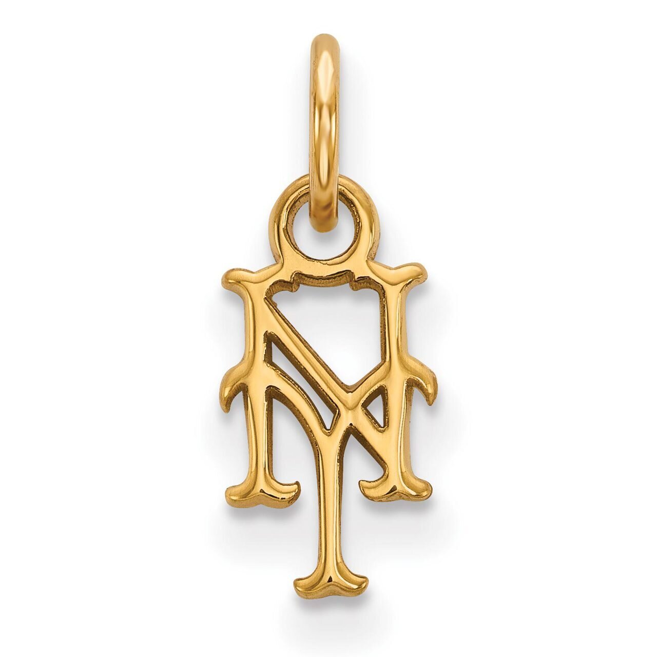 New York Mets x-Small Pendant 14k Yellow Gold 4Y001MET