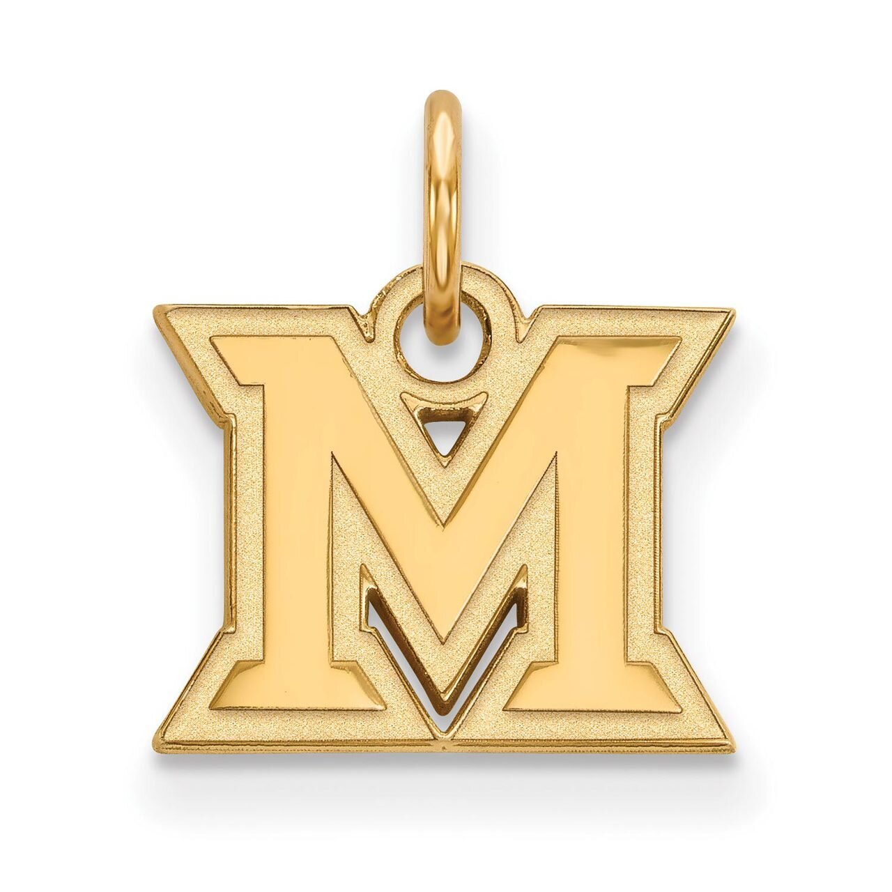Miami University x-Small Pendant 14k Yellow Gold 4Y001MU, MPN: 4Y001MU, 886774856285