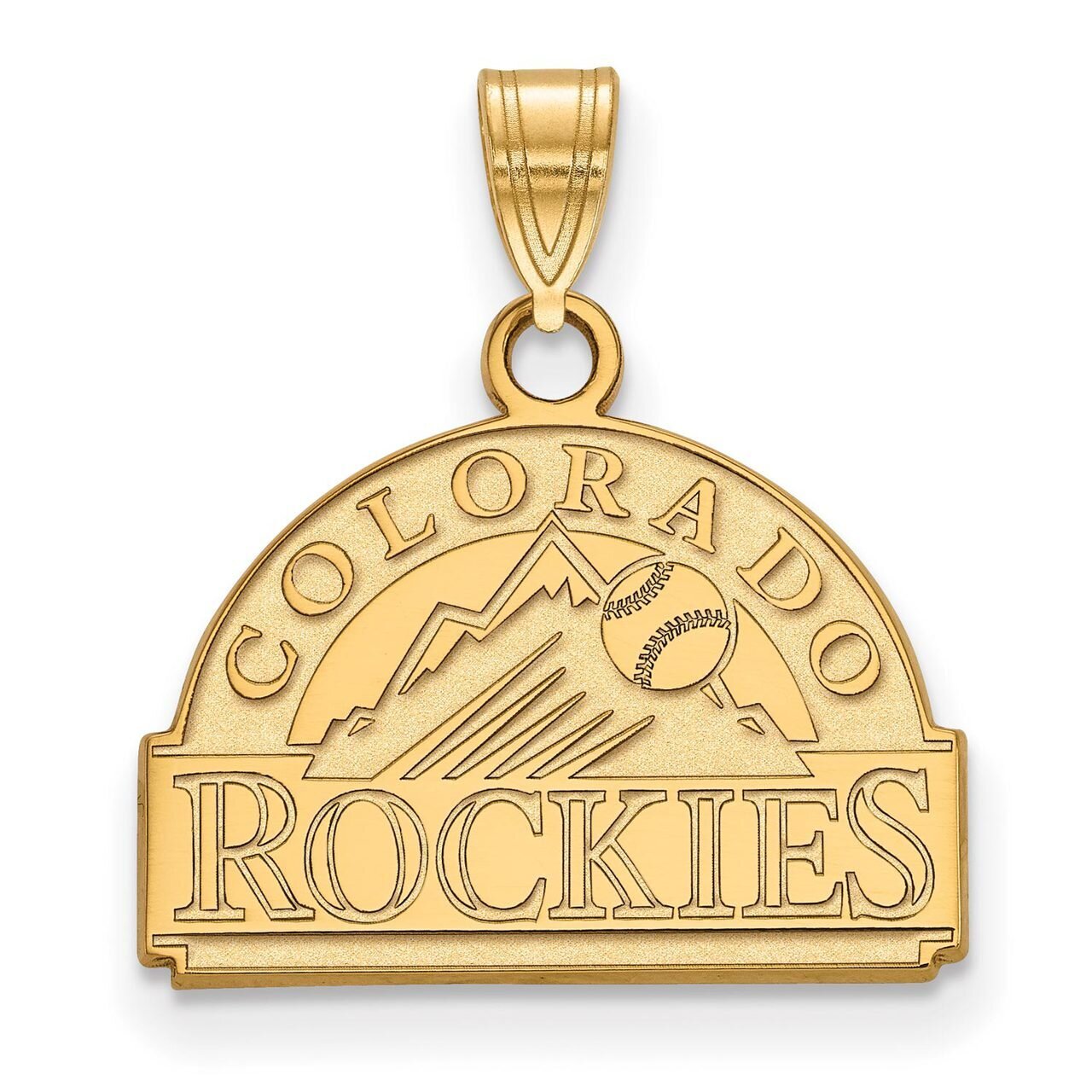 Colorado Rockies Small Pendant 14k Yellow Gold 4Y001ROK, MPN: 4Y001ROK, 886774856582