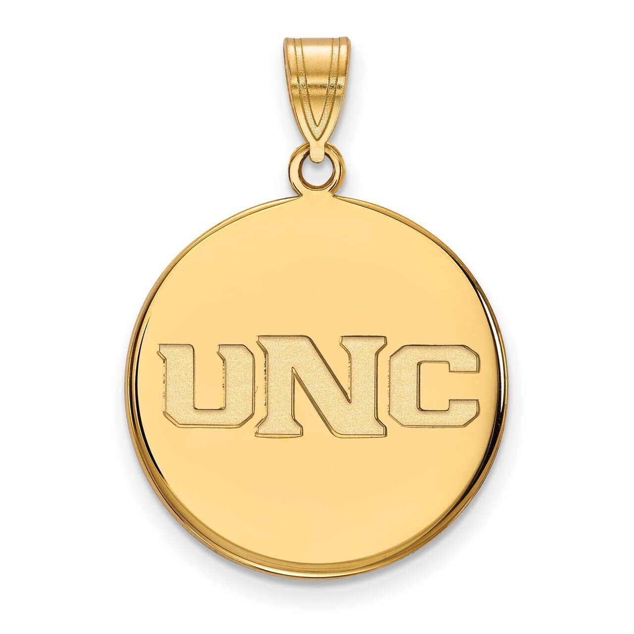 University of Northern Colorado Large Disc Pendant 14k Yellow Gold 4Y001UNCO