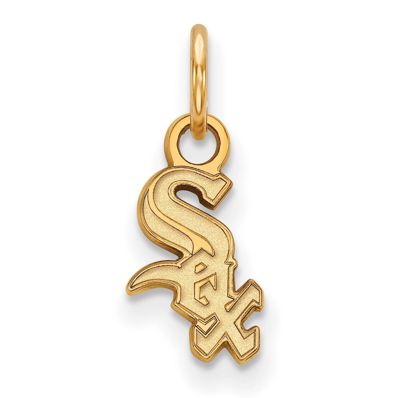 Chicago White Sox x-Small Pendant 14k Yellow Gold 4Y001WHI