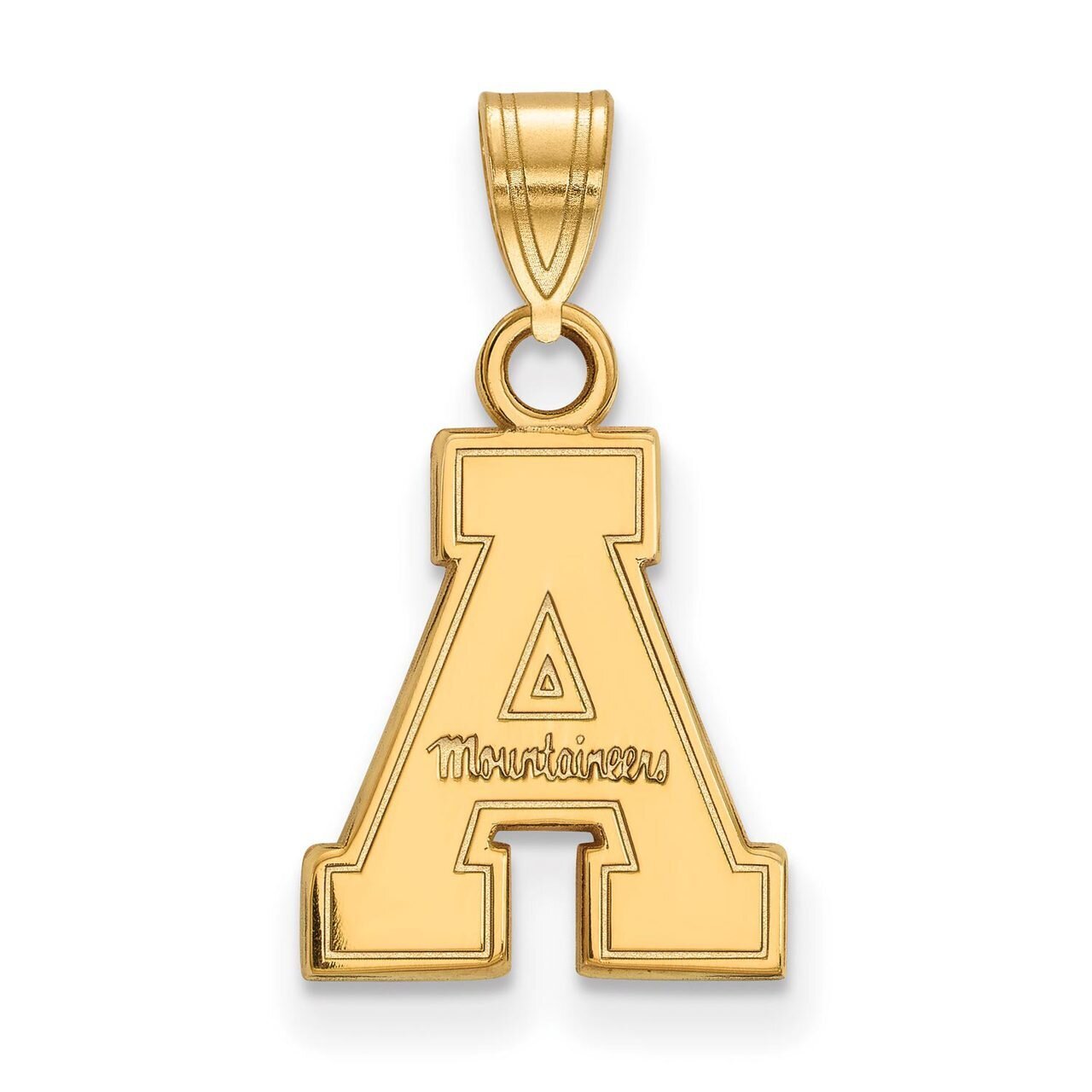Appalachian State University Small Pendant 14k Yellow Gold 4Y002APS, MPN: 4Y002APS, 886774857947