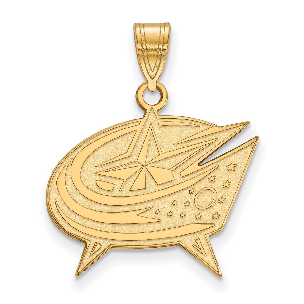 Columbus Blue Jackets Large Pendant 14k Yellow Gold 4Y002BJA, MPN: 4Y002BJA, 886774738208