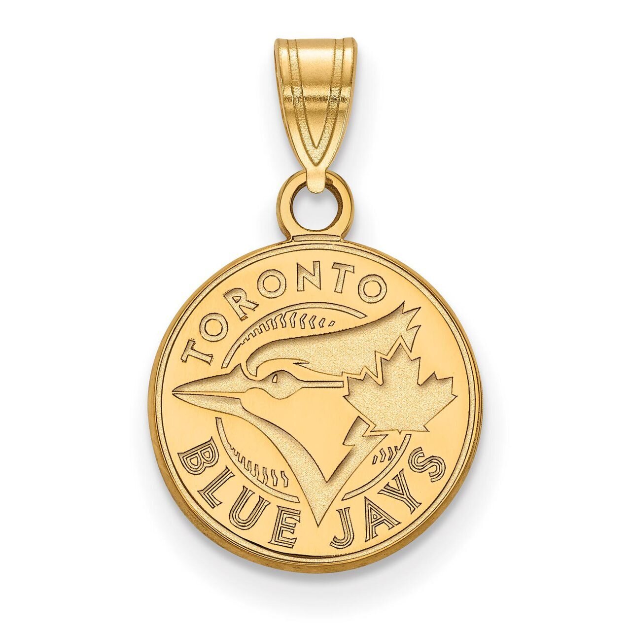 Toronto Blue Jays Small Pendant 14k Yellow Gold 4Y002BLU, MPN: 4Y002BLU, 886774858005