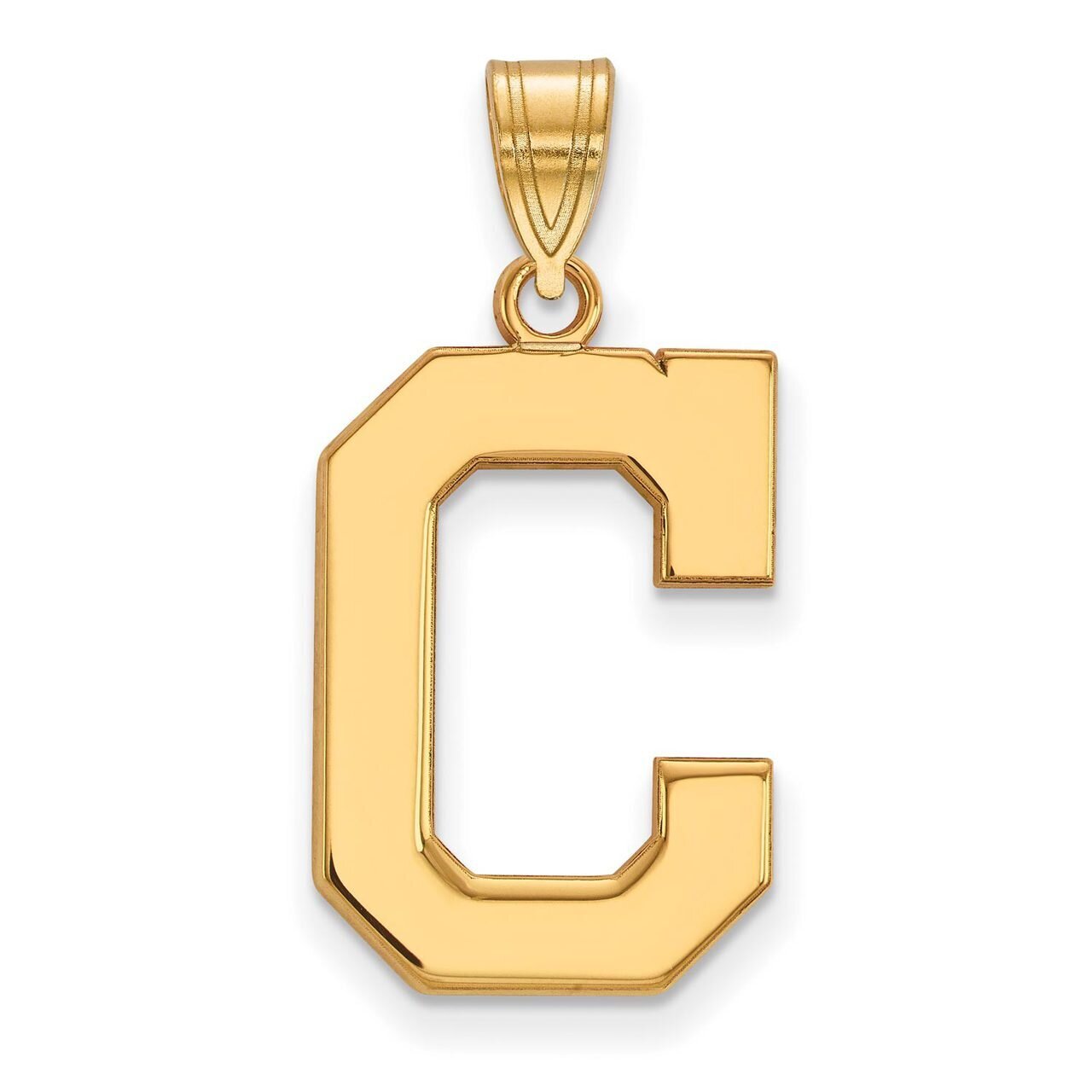 Cleveland Indians Large Pendant 14k Yellow Gold 4Y002IND