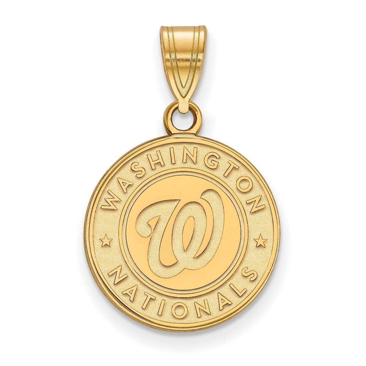 Washington Nationals Medium Pendant 14k Yellow Gold 4Y002NAT, MPN: 4Y002NAT, 886774858807
