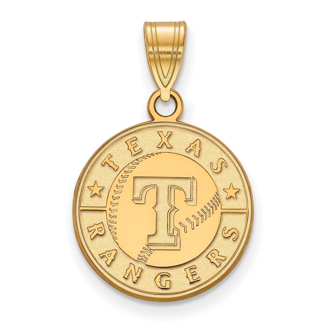 Texas Rangers Medium Pendant 14k Yellow Gold 4Y002RAN, MPN: 4Y002RAN, 886774859026