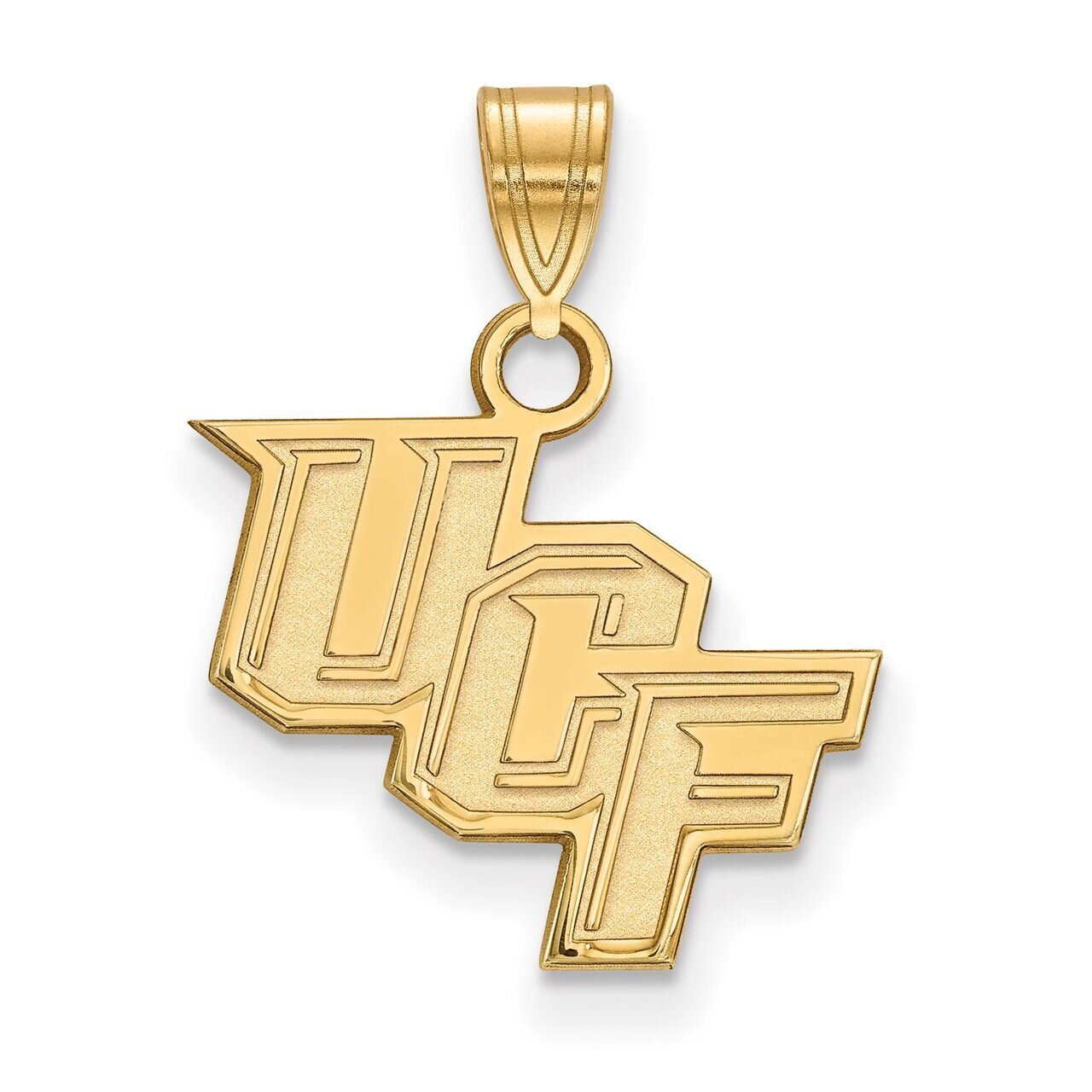 University of Central Florida Small Pendant 14k Yellow Gold 4Y002UCF