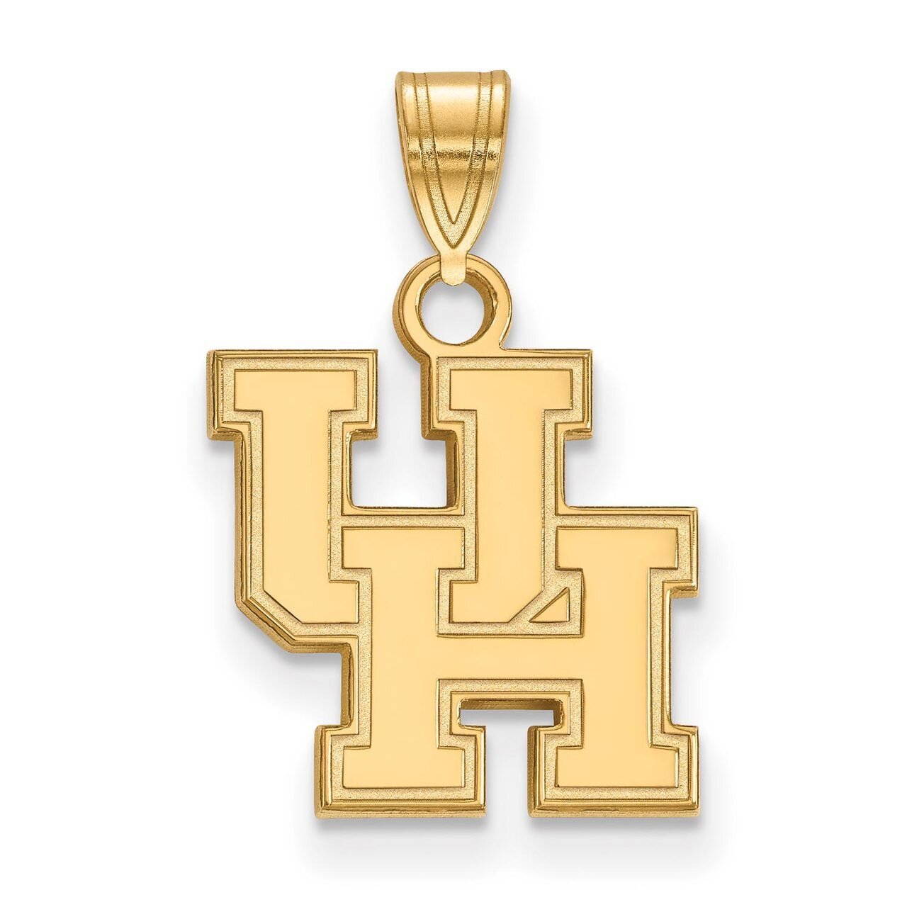 University of Houston Small Pendant 14k Yellow Gold 4Y002UHO, MPN: 4Y002UHO, 886774859583