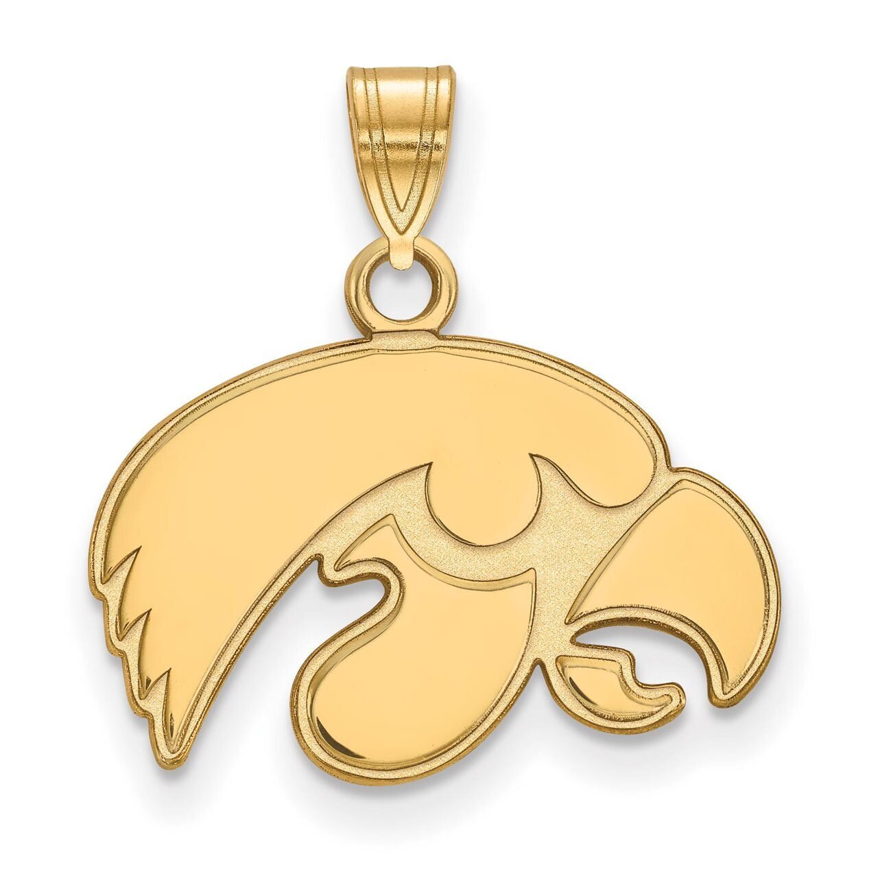 University of Iowa Small Pendant 14k Yellow Gold 4Y002UIA, MPN: 4Y002UIA, 886774859590