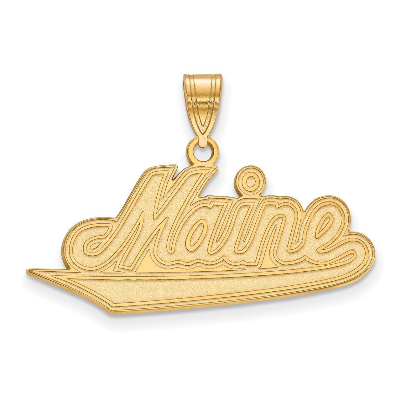 University of Maine Large Pendant 14k Yellow Gold 4Y002UME, MPN: 4Y002UME, 886774859675