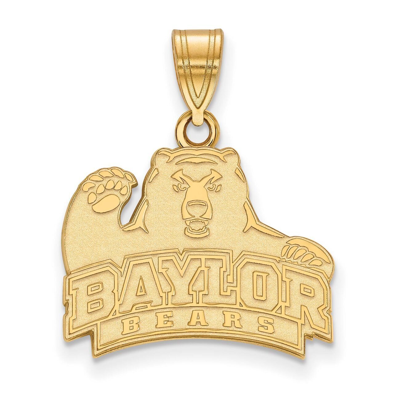 Baylor University Medium Pendant 14k Yellow Gold 4Y003BU, MPN: 4Y003BU, 886774860503