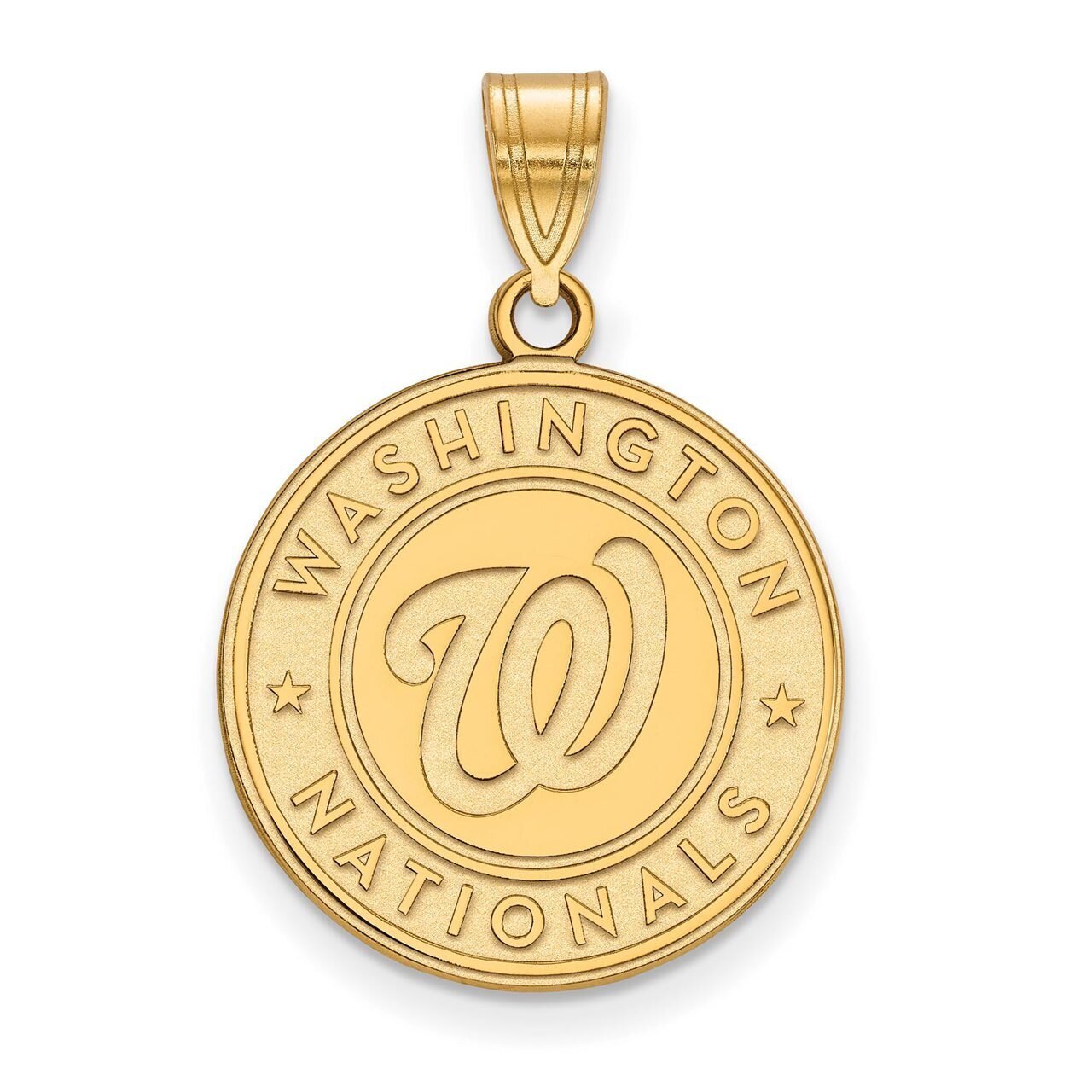 Washington Nationals Large Pendant 14k Yellow Gold 4Y003NAT, MPN: 4Y003NAT, 886774860909
