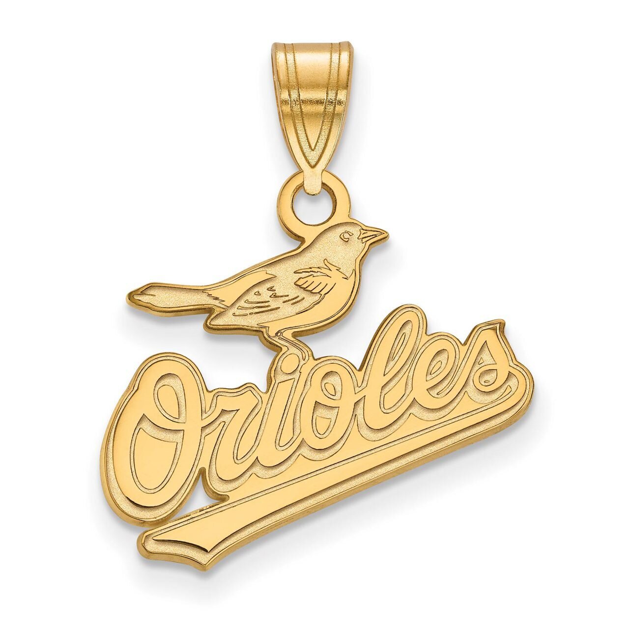 Baltimore Orioles Medium Pendant 14k Yellow Gold 4Y003ORI, MPN: 4Y003ORI, 886774860954