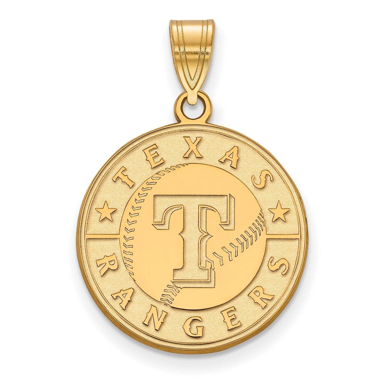 Texas Rangers Large Pendant 14k Yellow Gold 4Y003RAN, MPN: 4Y003RAN, 886774861050