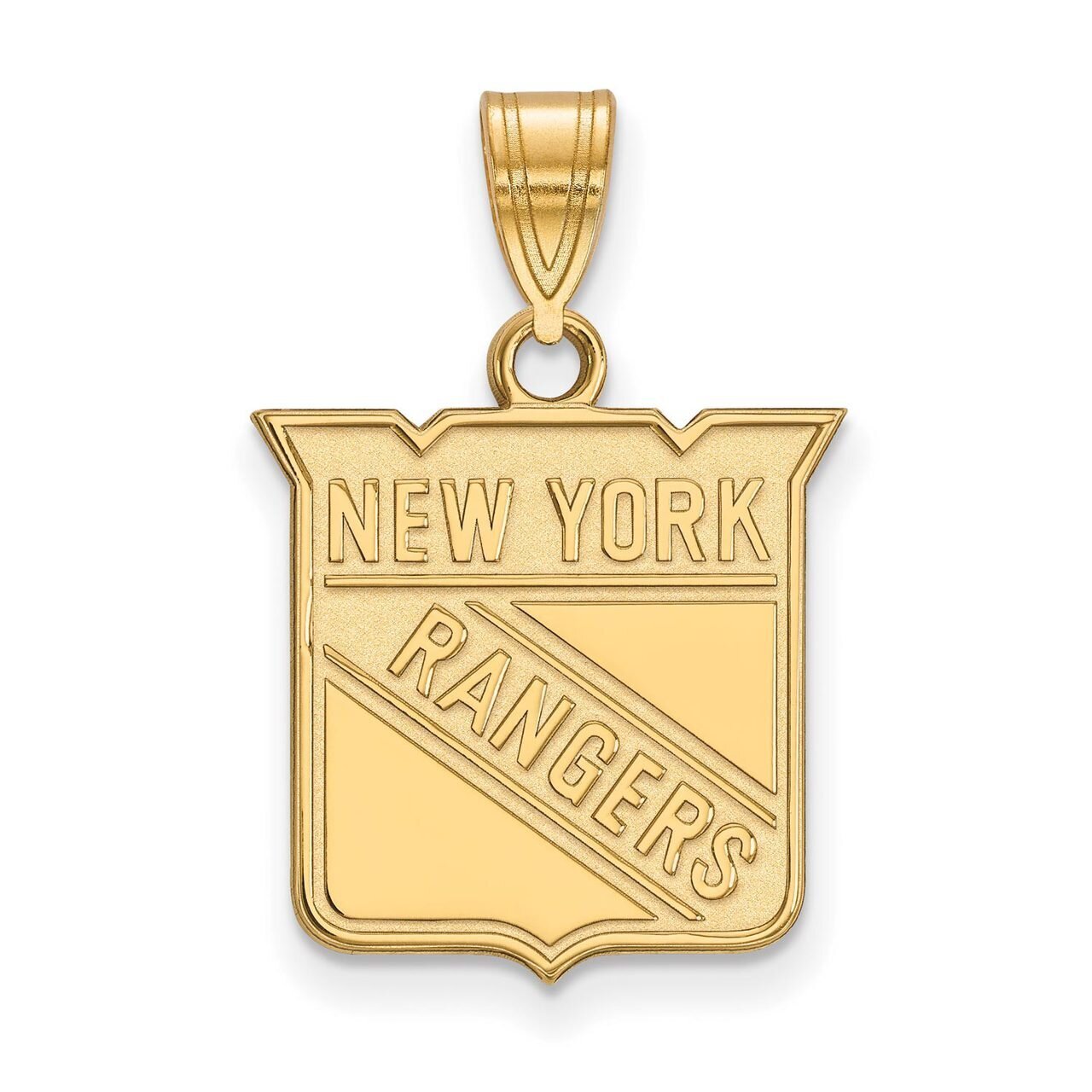 New York Rangers Medium Pendant 14k Yellow Gold 4Y003RNG, MPN: 4Y003RNG, 886774738604