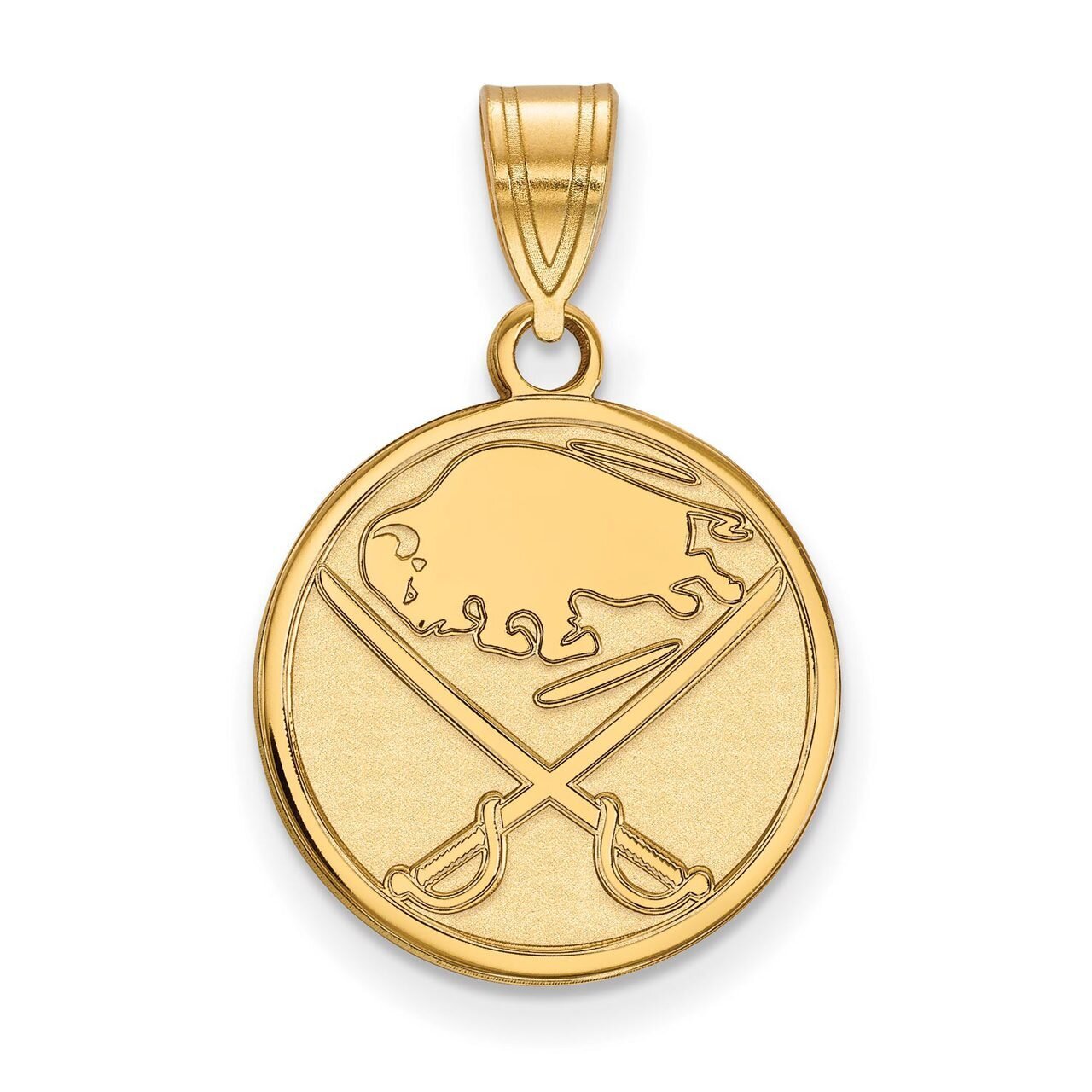 Buffalo Sabres Medium Pendant 14k Yellow Gold 4Y003SAB, MPN: 4Y003SAB, 886774738628