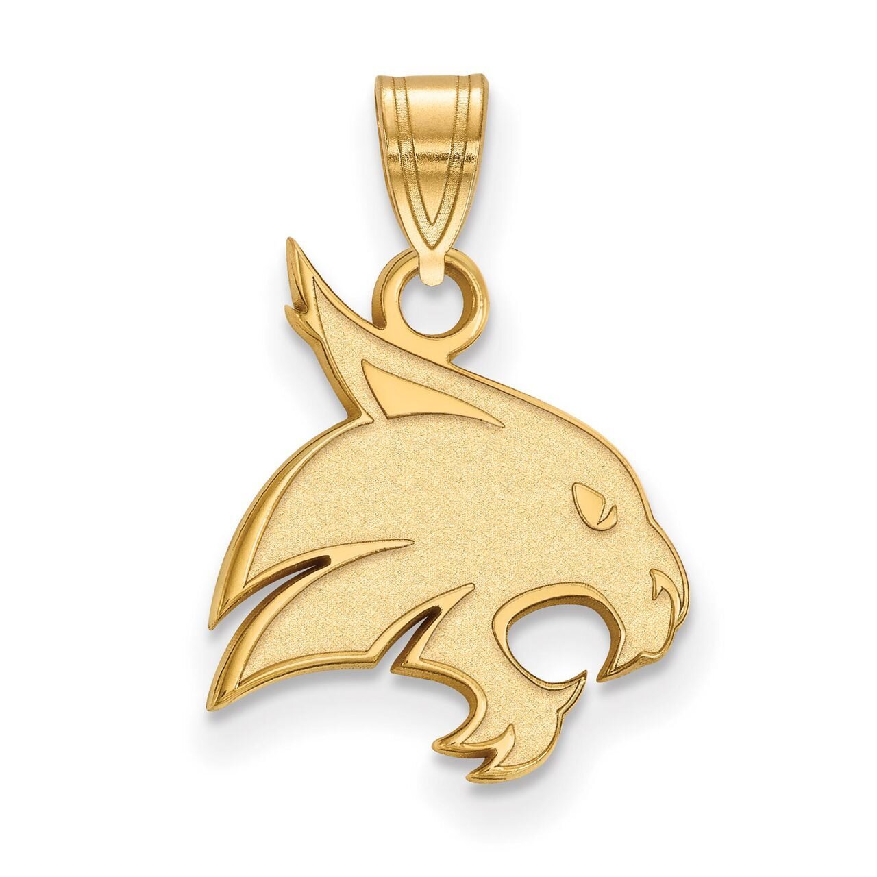 Texas State University Medium Pendant 14k Yellow Gold 4Y003TST, MPN: 4Y003TST, 886774861241