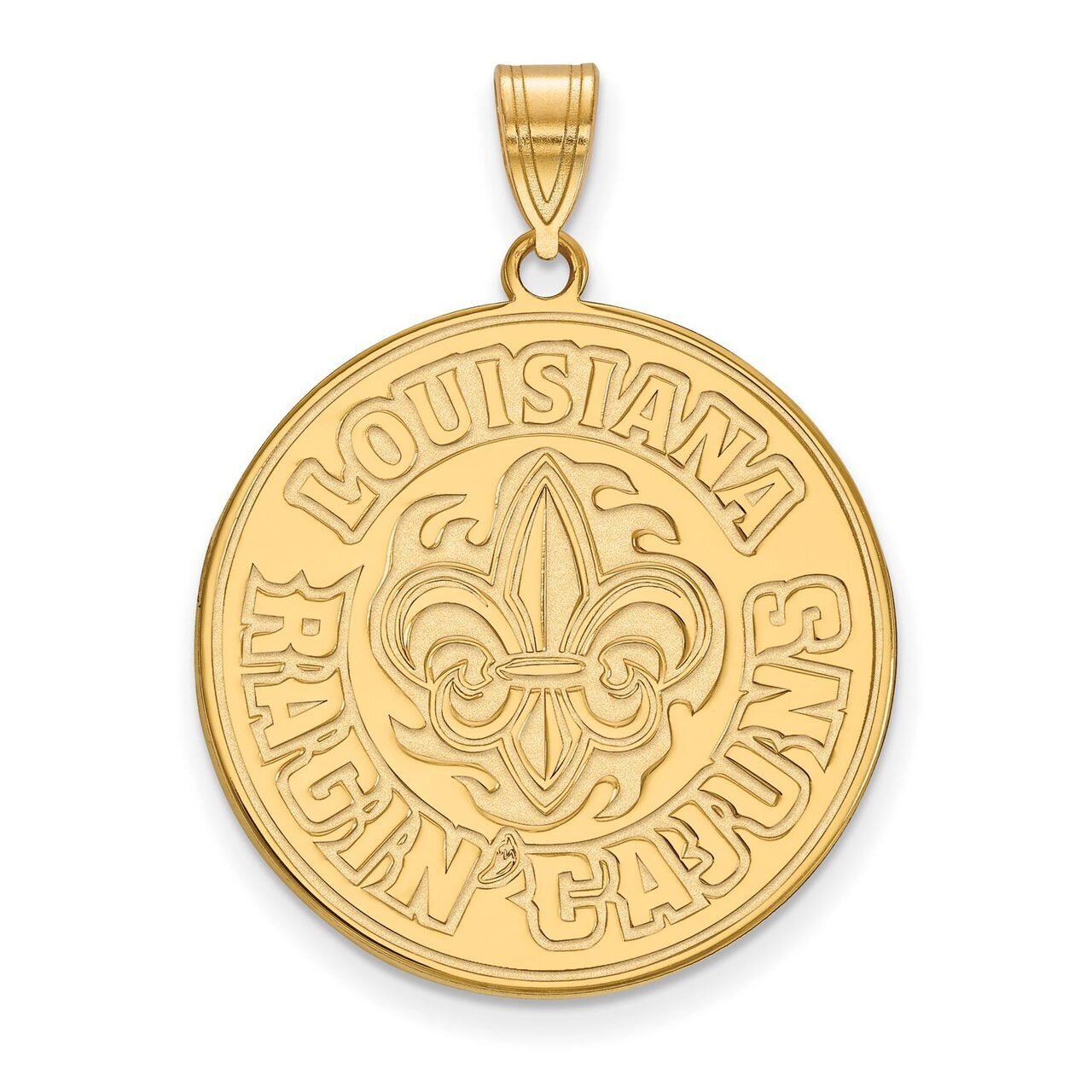 University of Louisiana at Lafayette x-Large Pendant 14k Yellow Gold 4Y003USL, MPN: 4Y003USL, 88677…