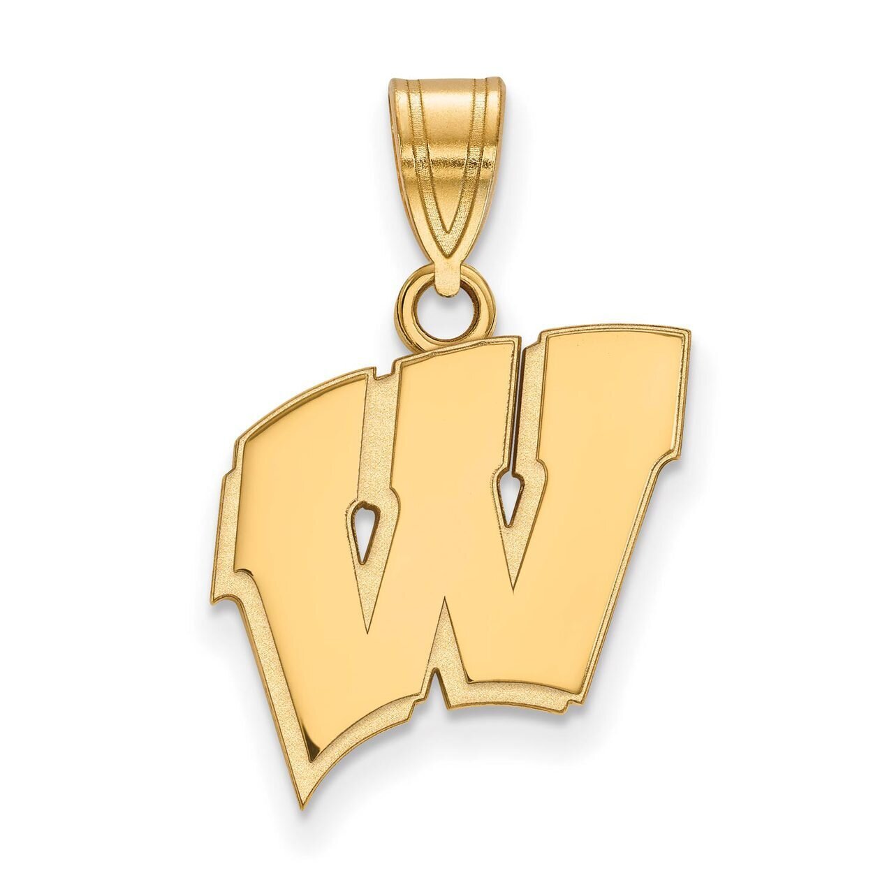 University of Wisconsin Medium Pendant 14k Yellow Gold 4Y003UWI, MPN: 4Y003UWI, 886774861753