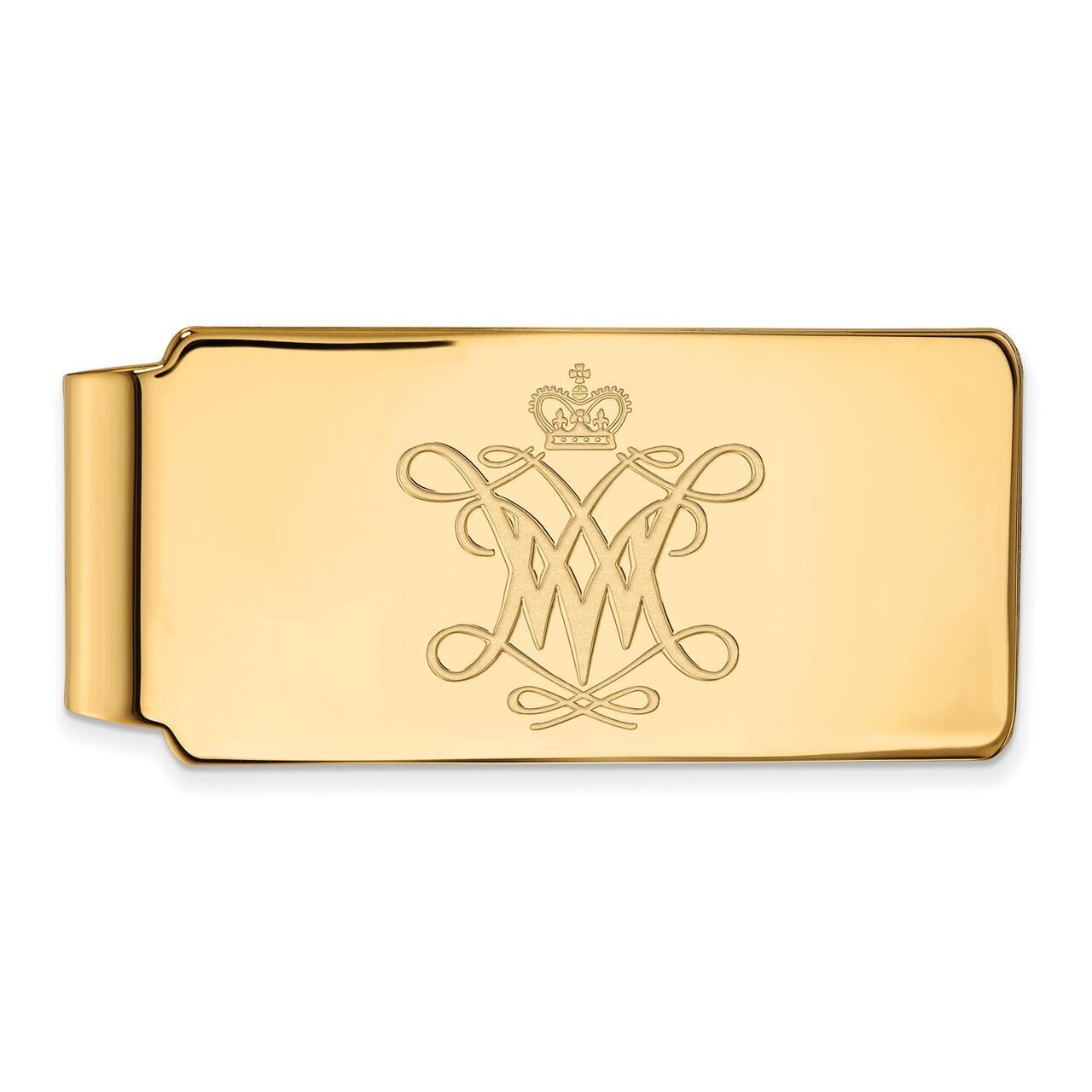 William And Mary Money Clip 14k Yellow Gold 4Y003WMA, MPN: 4Y003WMA, 886774861838