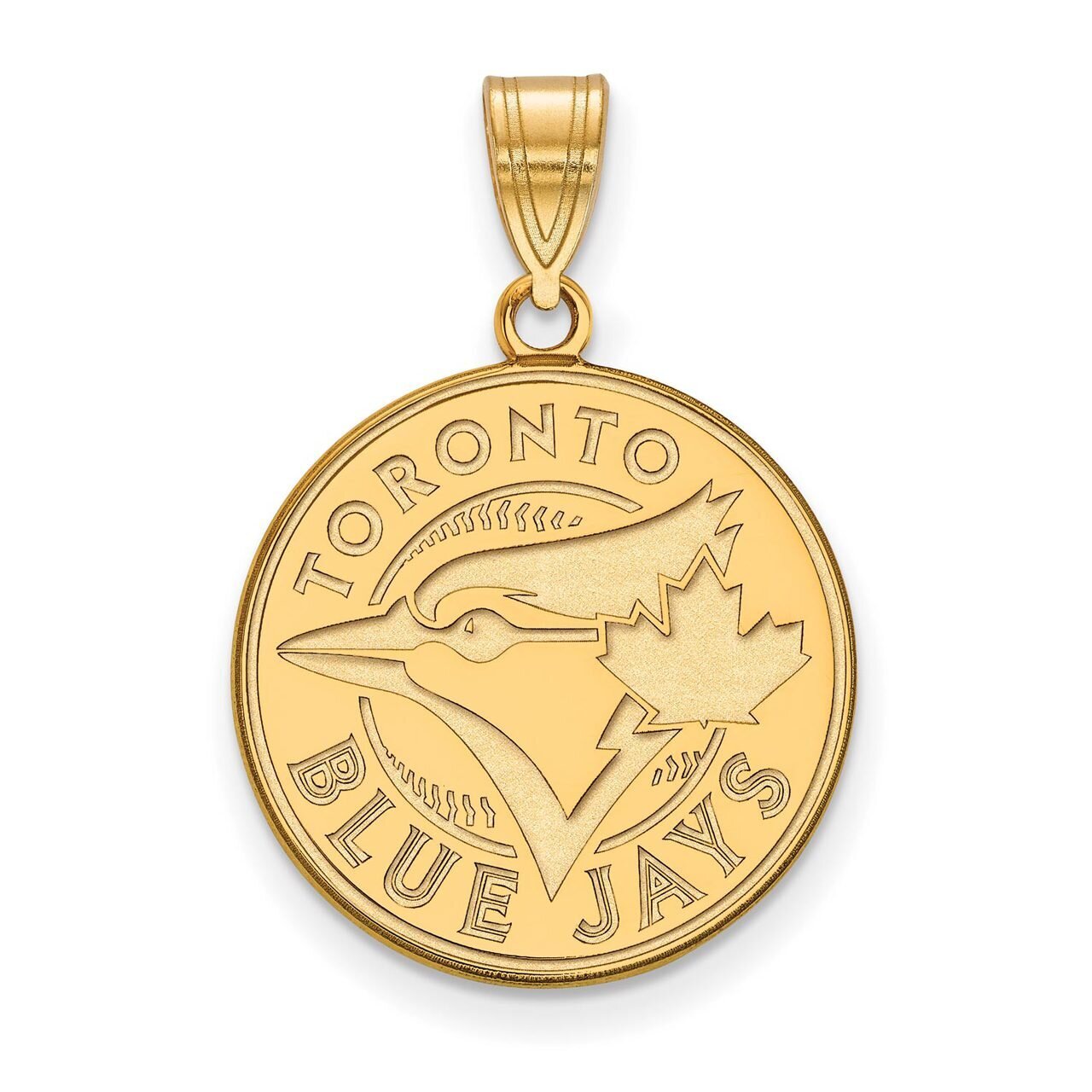 Toronto Blue Jays Large Pendant 14k Yellow Gold 4Y004BLU, MPN: 4Y004BLU, 886774861975