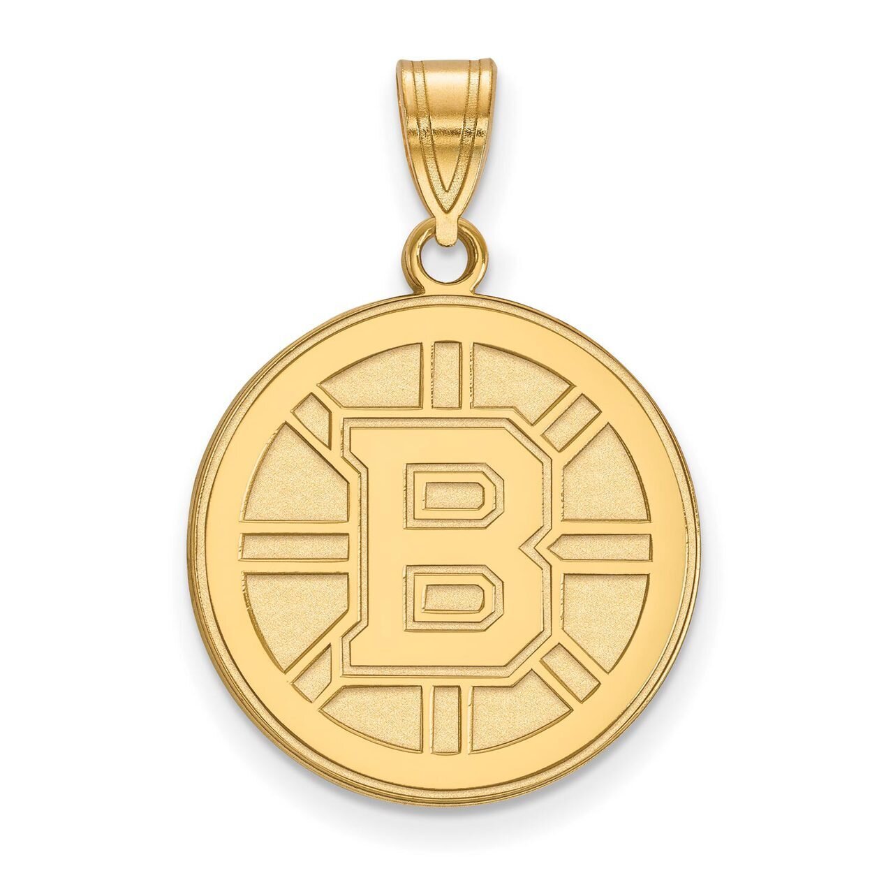 Boston Bruins Large Pendant 14k Yellow Gold 4Y004BRI, MPN: 4Y004BRI, 886774738659